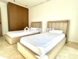 Location d'un appartement à Ain Diab Extension. Surface totale 127 m². TV - Appartement à louer - Casablanca