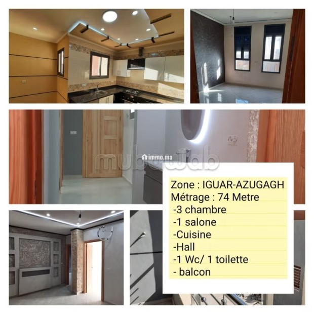 Appartement à vendre à Al Hoceima. 1 Pièce. Four encastré - Vente Immobilier - Al Hoceïma - photo 2