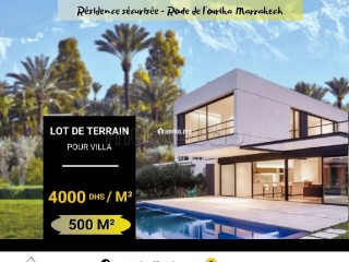 Terrain 500 m² isolé pour villa sans vis à vis - Villa à vendre - Marrakech