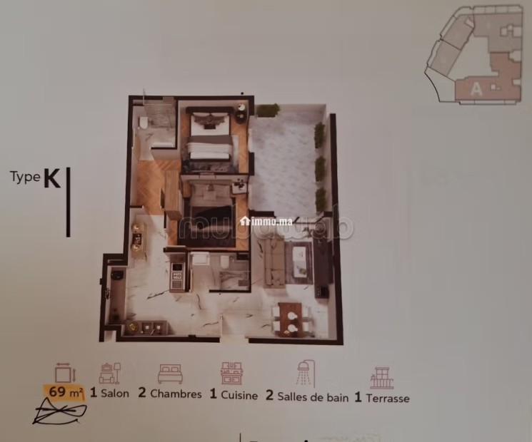 Studios/Appartements de standing à vendre à Tanger - Vente Immobilier - Tanger - photo 4