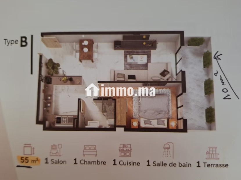 Studios/Appartements de standing à vendre à Tanger - Vente Immobilier - Tanger - photo 5