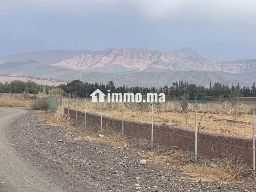 Av magnifique terrain vue atlas marrakech - Vente Immobilier - Marrakech - photo 2