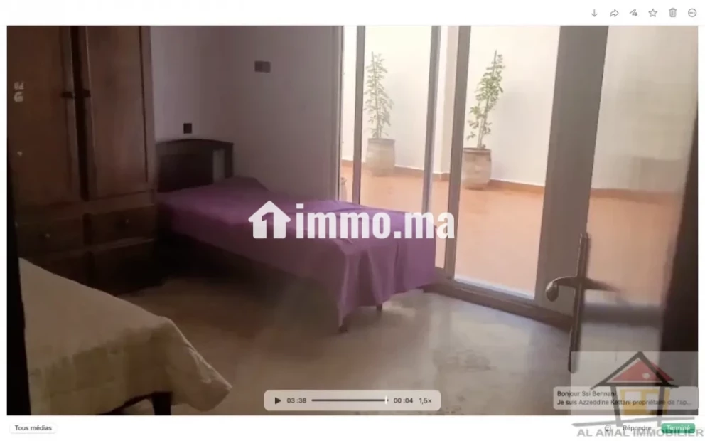 2 mars appartement a vendre sup 250 M 3 chambres terrasse - Vente Immobilier - Casablanca - photo 1
