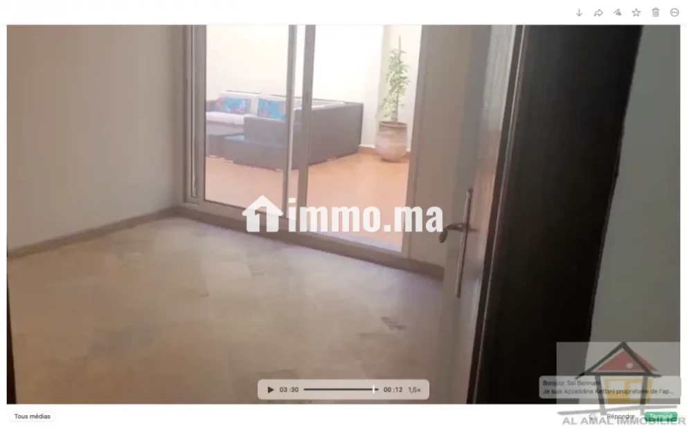 2 mars appartement a vendre sup 250 M 3 chambres terrasse - Vente Immobilier - Casablanca - photo 2