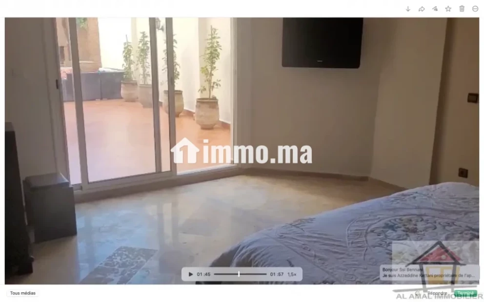2 mars appartement a vendre sup 250 M 3 chambres terrasse - Vente Immobilier - Casablanca - photo 3