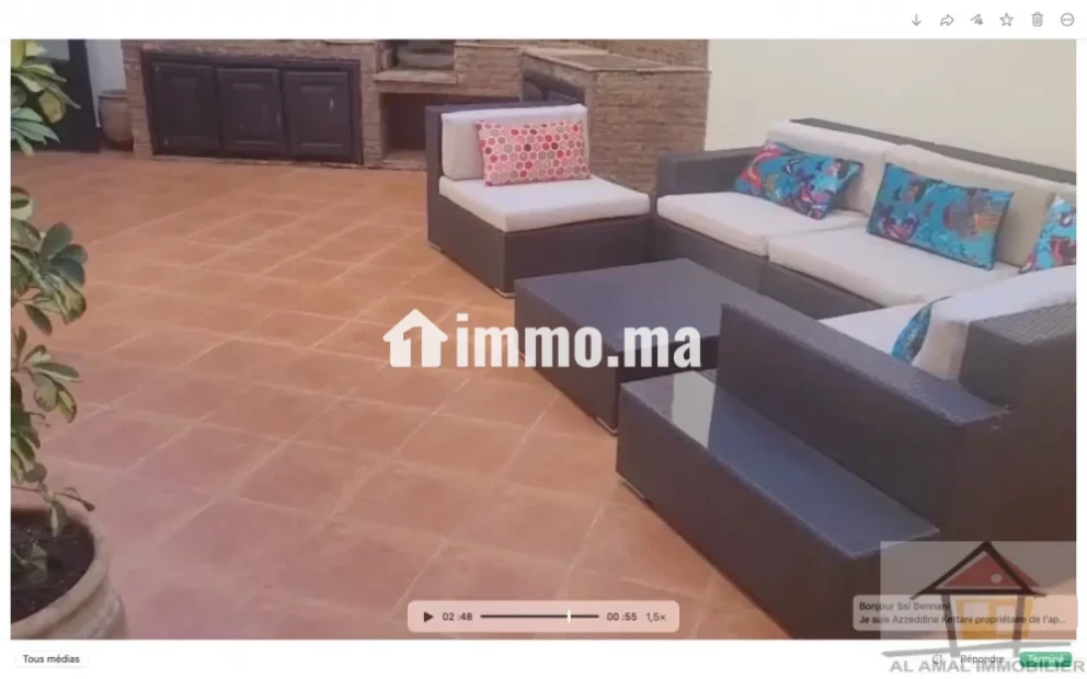 2 mars appartement a vendre sup 250 M 3 chambres terrasse - Vente Immobilier - Casablanca - photo 4