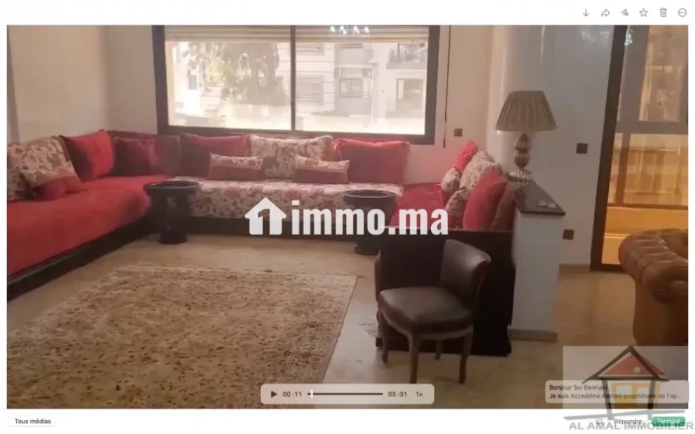 2 mars appartement a vendre sup 250 M 3 chambres terrasse - Vente Immobilier - Casablanca - photo 7