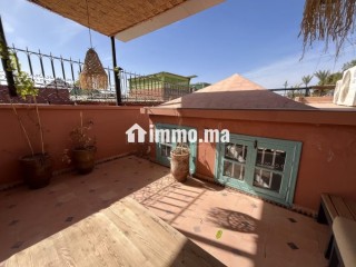 Marrakech – Riad 3 chambres dans résidence verdoyante sécurisée proche Médina - Villa à vendre - Autre