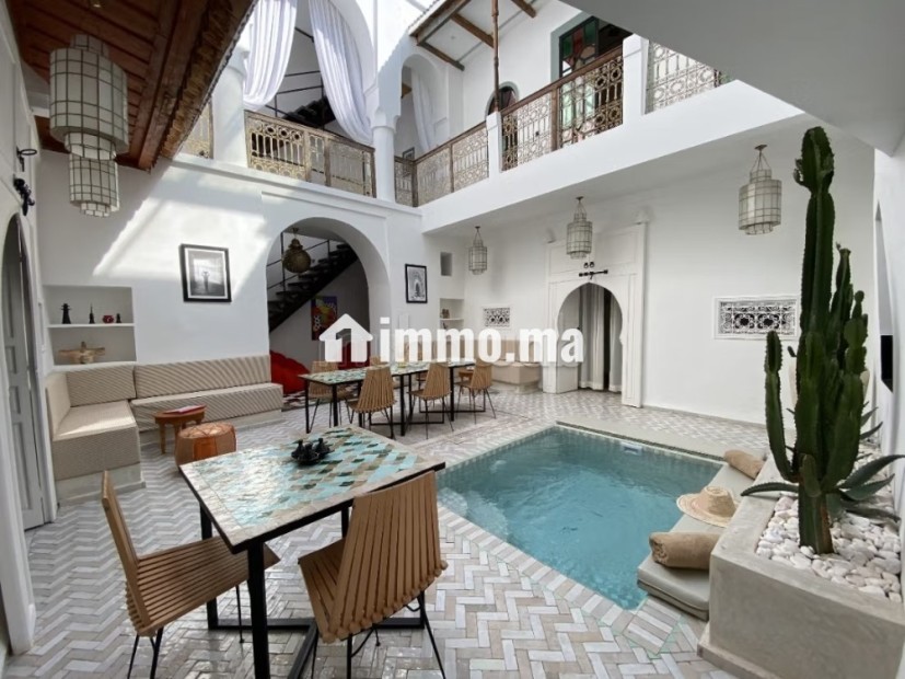 Vente raid titre avec piscine a mouassine - Vente Immobilier - Marrakech - photo 1