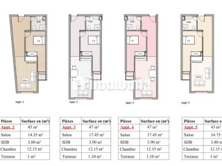Appartement t2 ascenseur - Appartement à vendre - Marrakech
