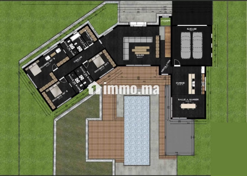 Maison 300 m² terrain 2000m² - Vente Immobilier - Marrakech - photo 5