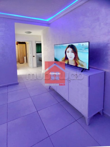 Bel Appart meublé avec Balcon à Louer - Location Immobilier - Marrakech - photo 1