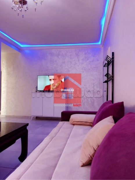 Bel Appart meublé avec Balcon à Louer - Location Immobilier - Marrakech - photo 6