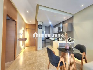 Appartement en location à Casablanca Finance City. 2 grandes pièces. Bien meublé - Appartement à louer - Casablanca