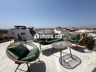 Location d'une maison à Les Oudayas. Surface de 80 m². Bien meublé - Maison à louer - Rabat