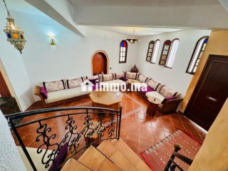 Location d'une maison à Les Oudayas. Surface de 80 m². Bien meublé - Maison à louer - Rabat
