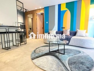 Location studio meublé Gauthier terrasse - Appartement à louer - Casablanca