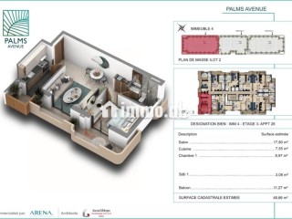 Cession de réservation d'un appartement - Appartement à vendre - Dar Bouazza