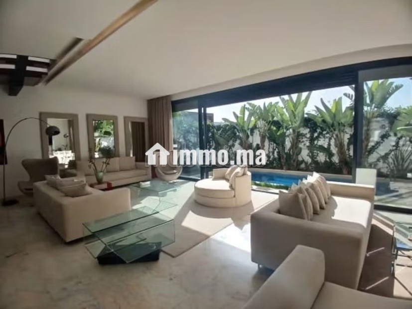 Une magnifique villa neuve et meublée à louer - Vente Immobilier - Harhoura - photo 1