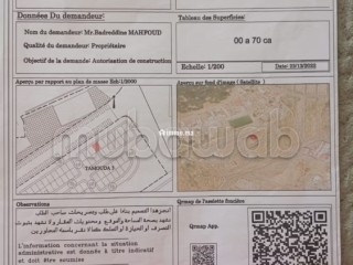 Vente terrain à Medina. Superficie 70 m² - Terrain à vendre - Tetouan