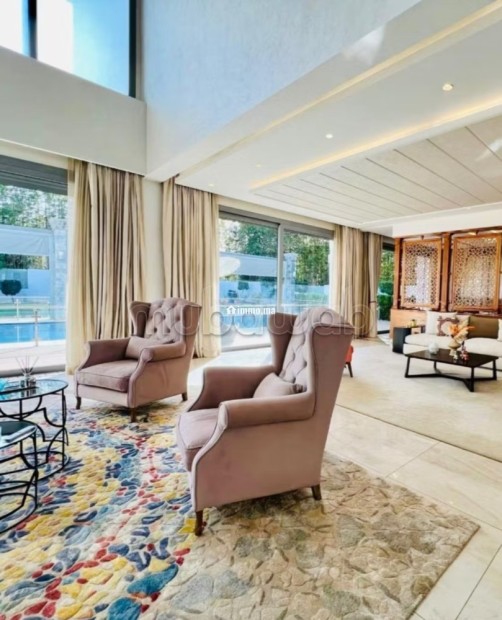 Villa meublée à louer sur Orangeraie Souissi - Location Immobilier - Rabat - photo 3