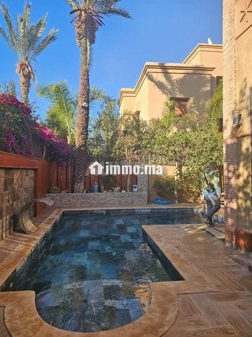 Superbe villa meublée à Targa - Location Immobilier - Marrakech - photo 1