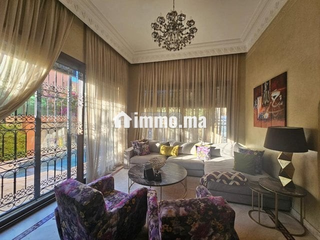 Superbe villa meublée à Targa - Location Immobilier - Marrakech - photo 2