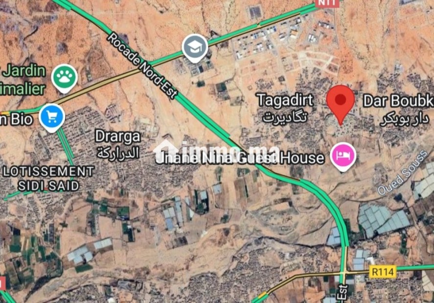 Beau terrain à la vente à Cité Adrar.
Surface de 200 m² - Vente Immobilier - Agadir - photo 1