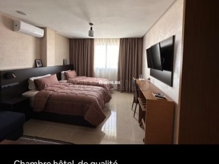 Appartement à louer à Hay Mohammadi. 2 chambres agréables. Salon contemporain - Appartement à louer - Agadir