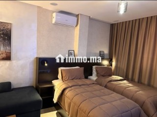 Appartement à louer à Hay Mohammadi. 2 chambres agréables. Salon contemporain - Appartement à louer - Agadir