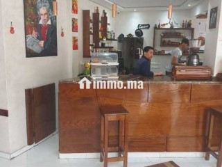 Café bien équipé à Belvédère - Local commercial à vendre - Casablanca