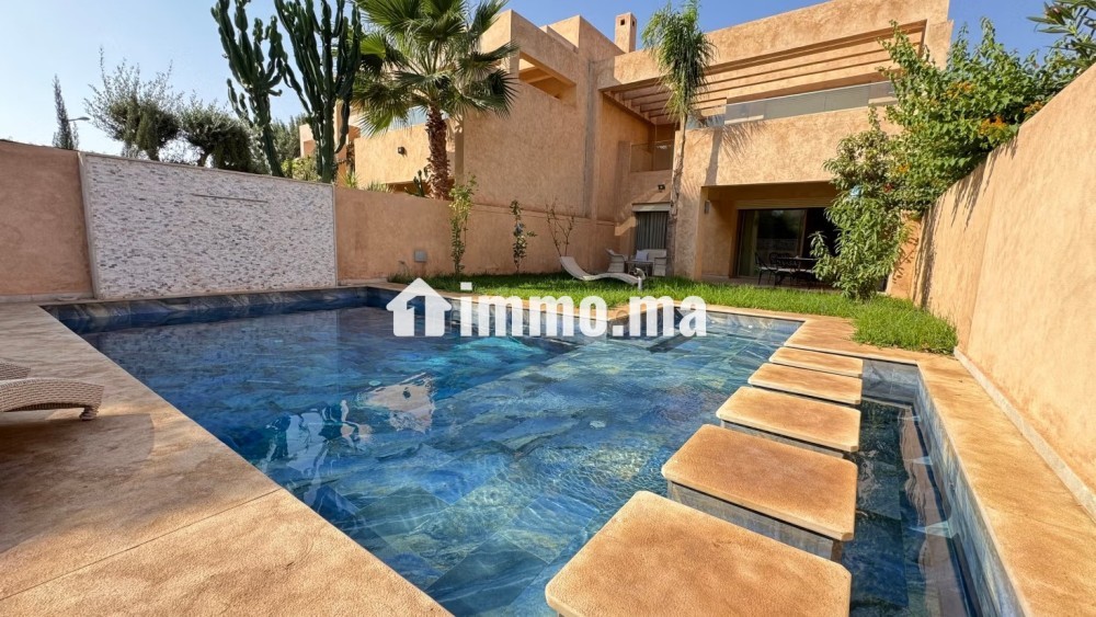 Villa meublée à la location longue durée à prestigia sous location interdite - Location Immobilier - Marrakech - photo 1