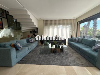 Magnifique villa moderne 4 chambres meublée en résidence - Villa à louer - Dar Bouazza