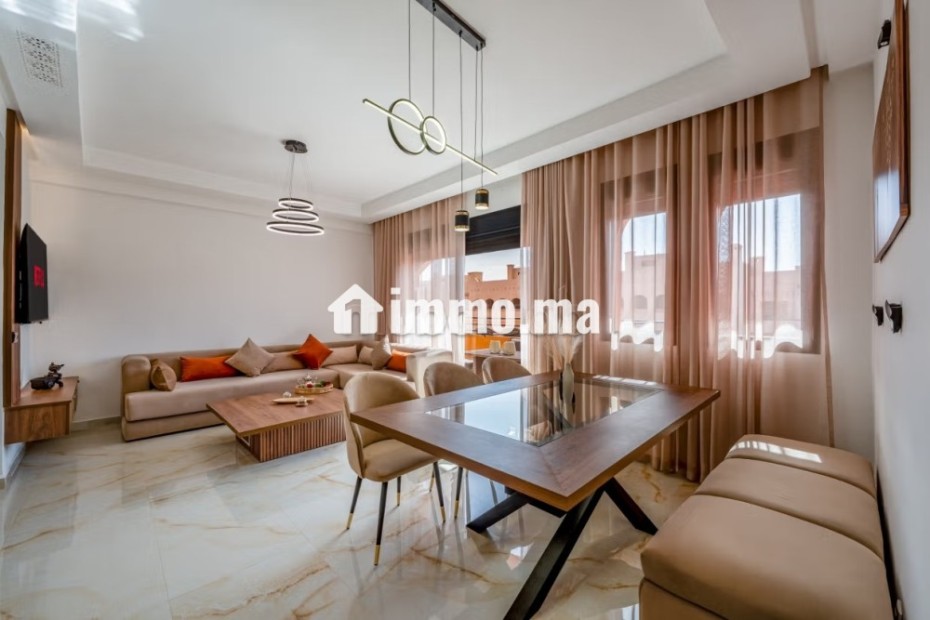 Luxueux appartement meublé location longue durée Marrakech - Location Immobilier - Marrakech - photo 6