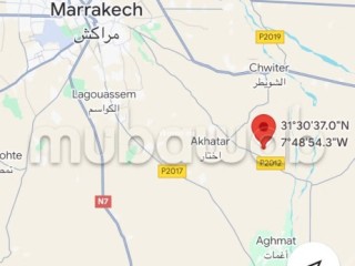 Terrain titré 820m2 25kms Marrakech - Terrain à vendre - Autre