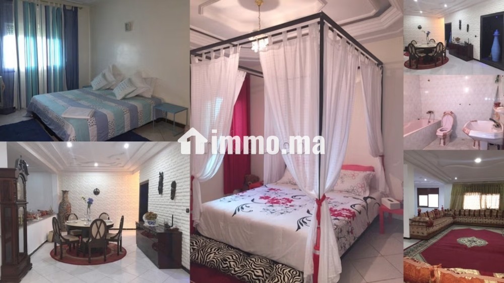 Location d'un appartement en Centre. Surface totale 158 m². Porte blindée et parabole - Vente Immobilier - Fes - photo 1