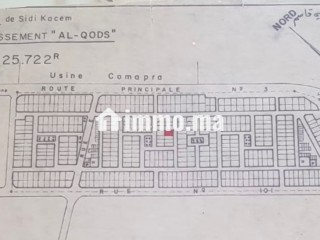 Vente terrain à Sidi Kacem. Superficie 200 m² - Terrain à vendre - Autre