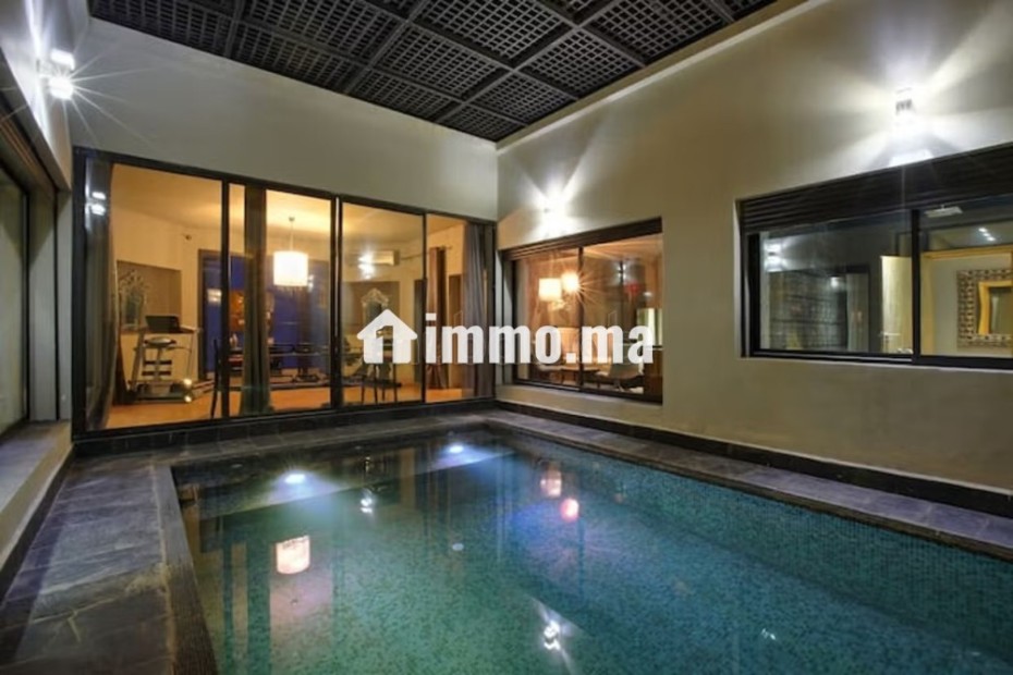Belle villa marocaine de plain pied a Louer - Location Immobilier - Marrakech - photo 1