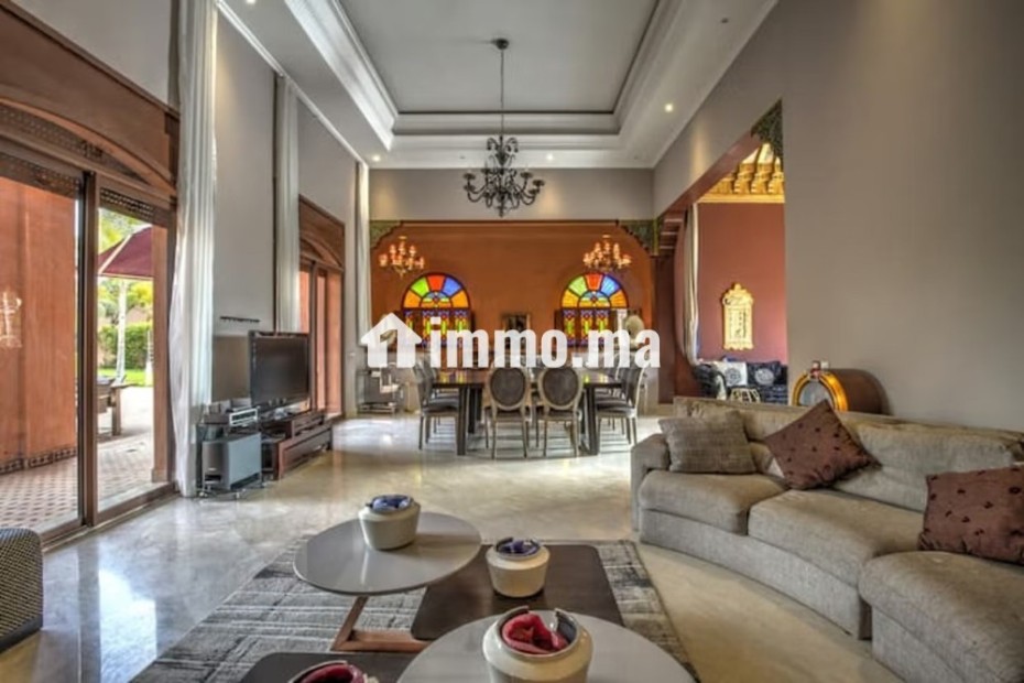 Belle villa marocaine de plain pied a Louer - Location Immobilier - Marrakech - photo 3