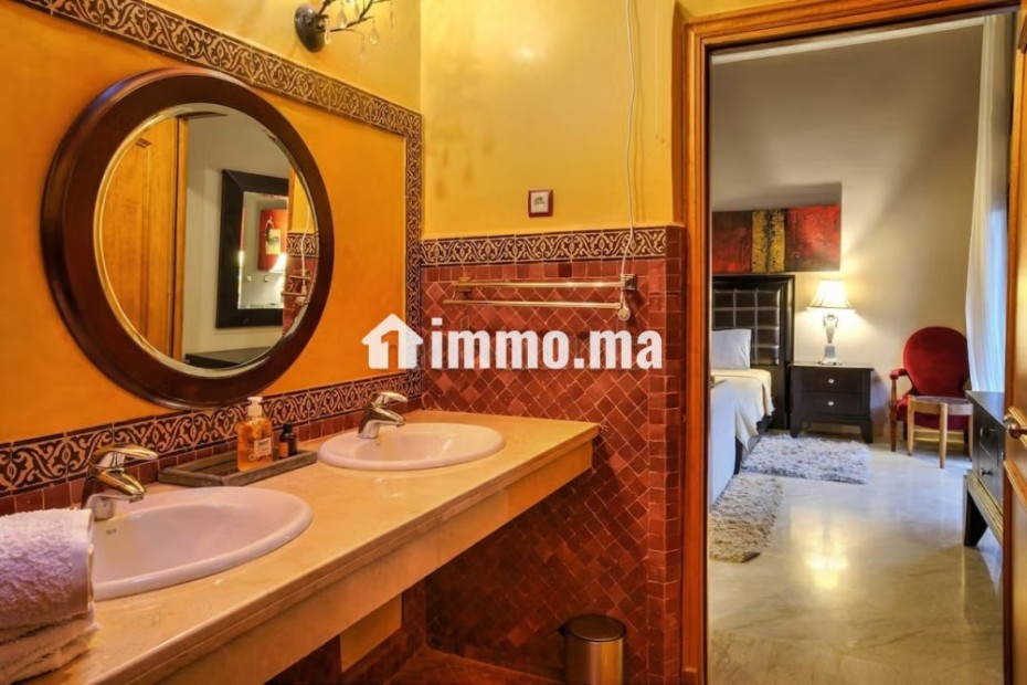 Belle villa marocaine de plain pied a Louer - Location Immobilier - Marrakech - photo 6