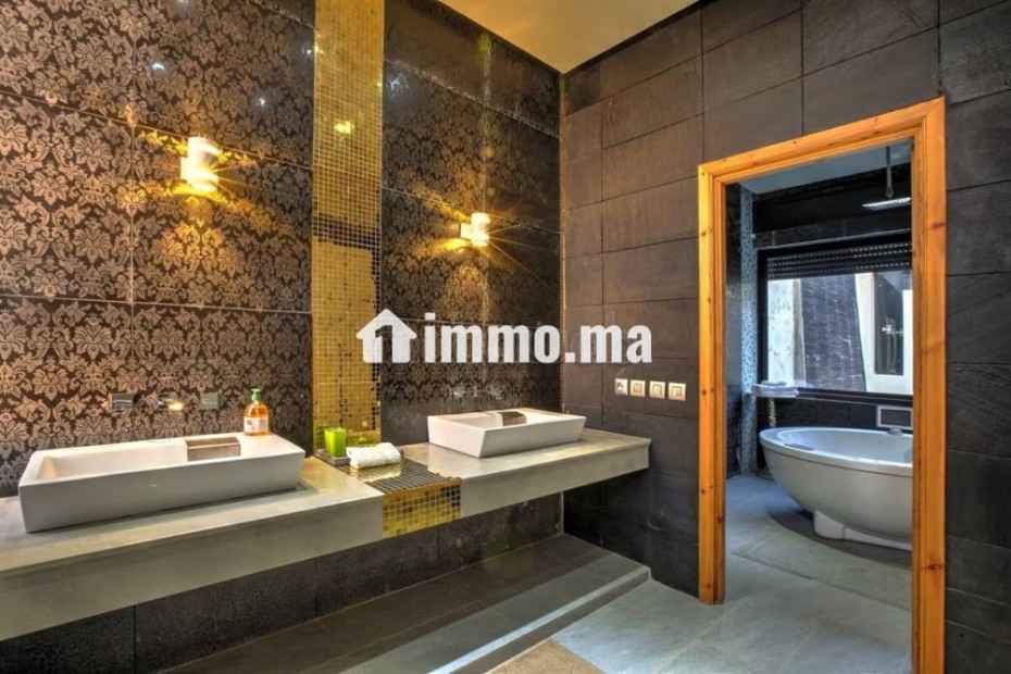 Belle villa marocaine de plain pied a Louer - Location Immobilier - Marrakech - photo 8