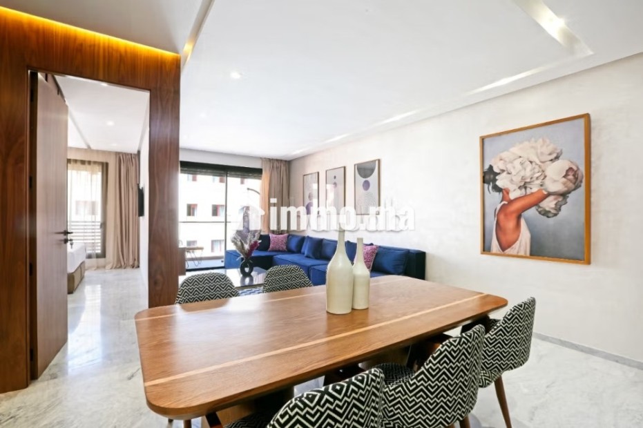 Luxueux appartement au centre de Gueliz - Location Immobilier - Marrakech - photo 4