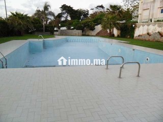 Duplex meublé avec piscine à Harhoura plage Rabat - Appartement à louer - Rabat