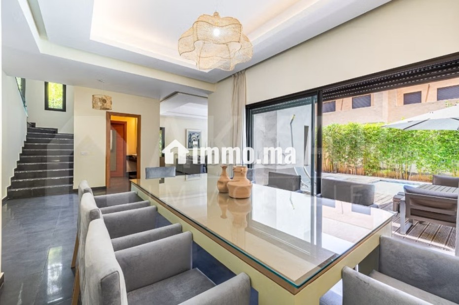 Amelkis Golf Villa 4chambres meublée - Location Immobilier - Marrakech - photo 7