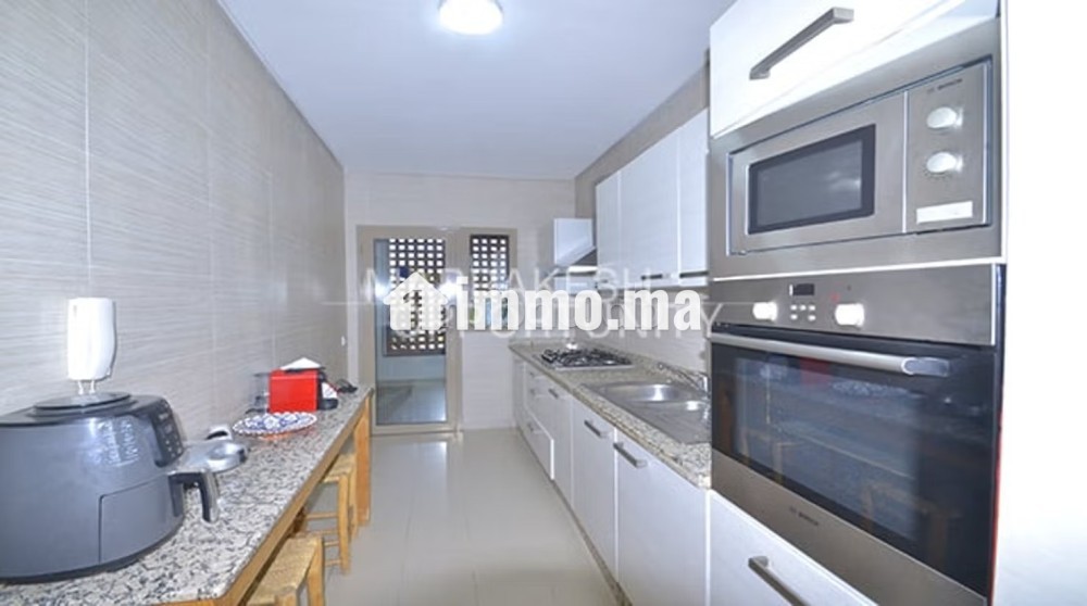 Magnifique Appartement meublé en location à Prestigia - Location Immobilier - Marrakech - photo 6