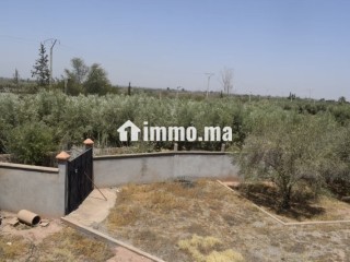 Terrain à 15 km de Marrakech, maison semi finie - Terrain à vendre - Marrakech