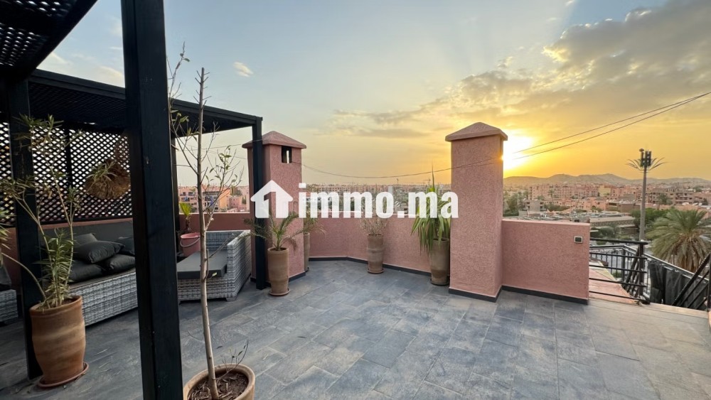 Louez cet appartement à Majorelle. Surface totale 123 m². Bien meublé - Location Immobilier - Marrakech - photo 1