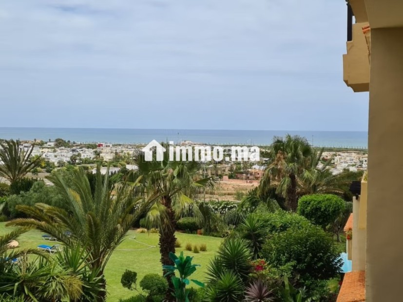 Vue mer dans une résidence avec piscine et jardin à louer ain diab - Location Immobilier - Casablanca - photo 2