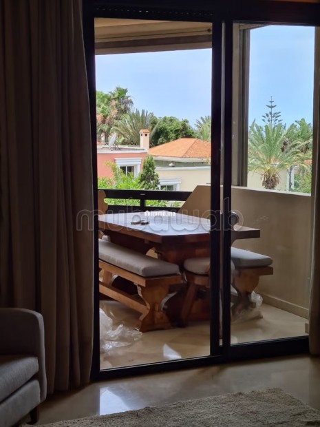 Vue mer dans une résidence avec piscine et jardin à louer ain diab - Location Immobilier - Casablanca - photo 6