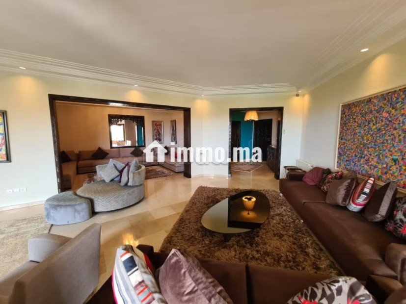 Vue mer dans une résidence avec piscine et jardin à louer ain diab - Location Immobilier - Casablanca - photo 8